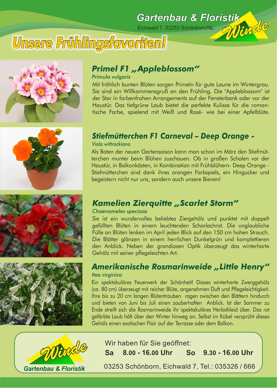 Gartenbau Winde